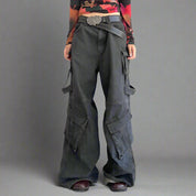 UO Wide Vintage Black Jeans