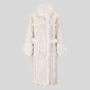 JENIFER White Fur Coat