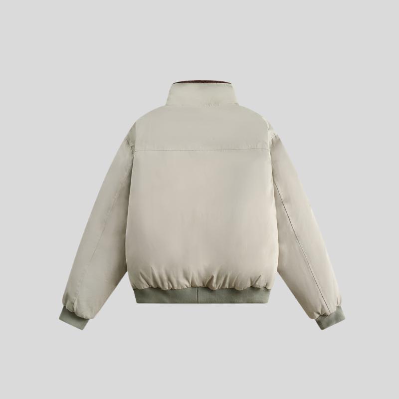 WO White Fur-Lined Coat