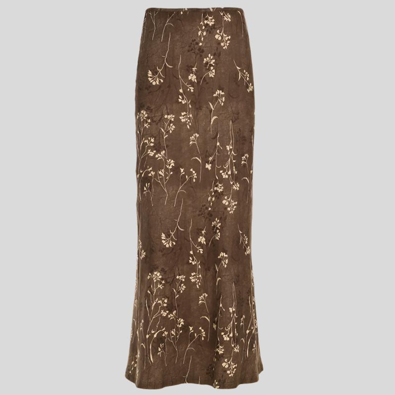 LOSI Brown Maxi Skirt