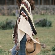 INDI Lightweight Embroidered Poncho
