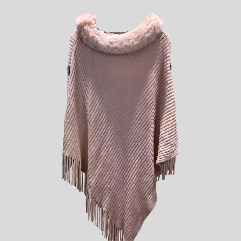 Le Fur-Collar Poncho