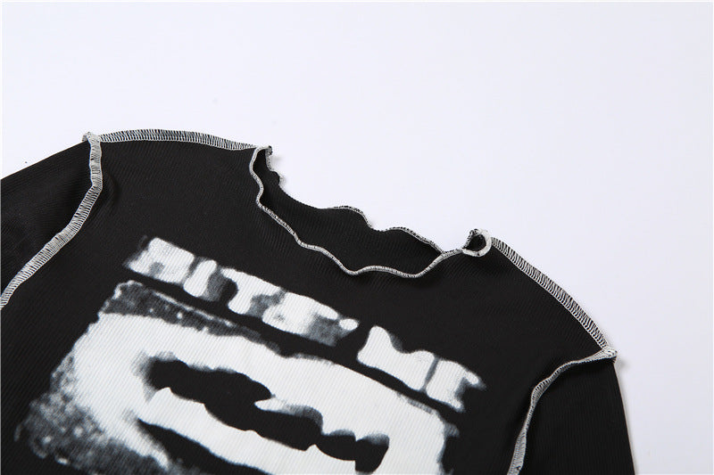 Hok Fitted Black Top