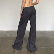 Low-Rise Casual Trousers