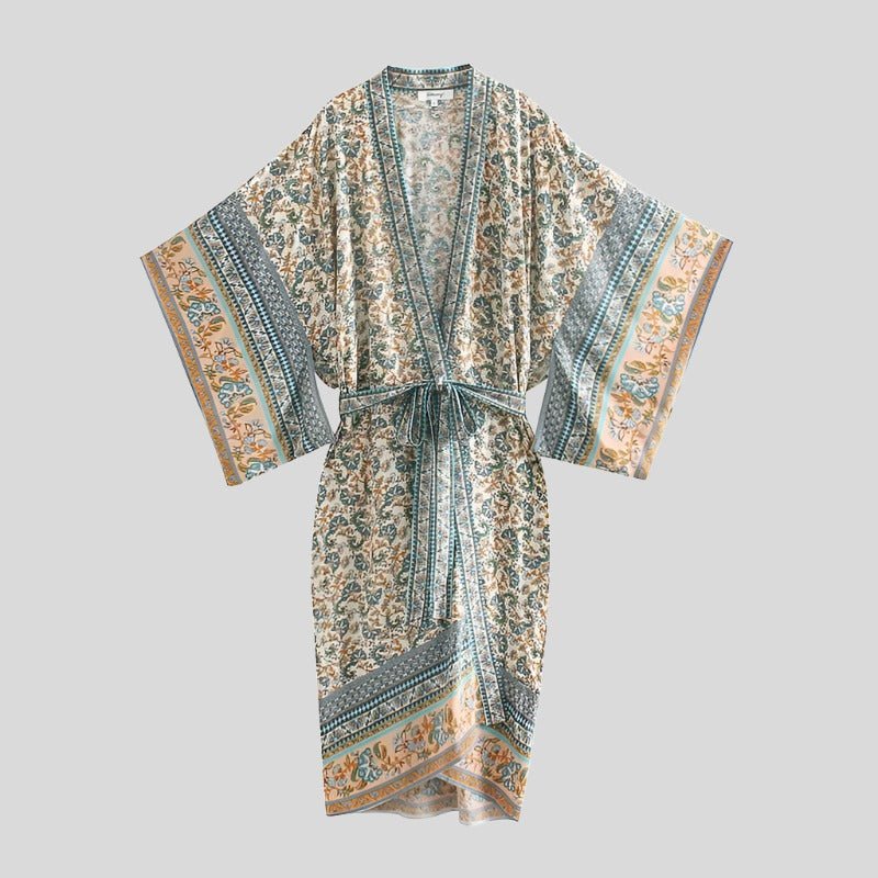 LACE - קימונו עם הדפס פרחוני - Nomadic Enigma