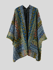 YOM Colorful Crochet Poncho