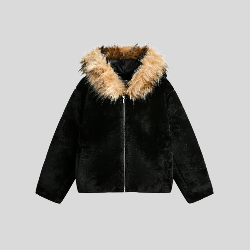 IP Fur-Trim Warm Parka