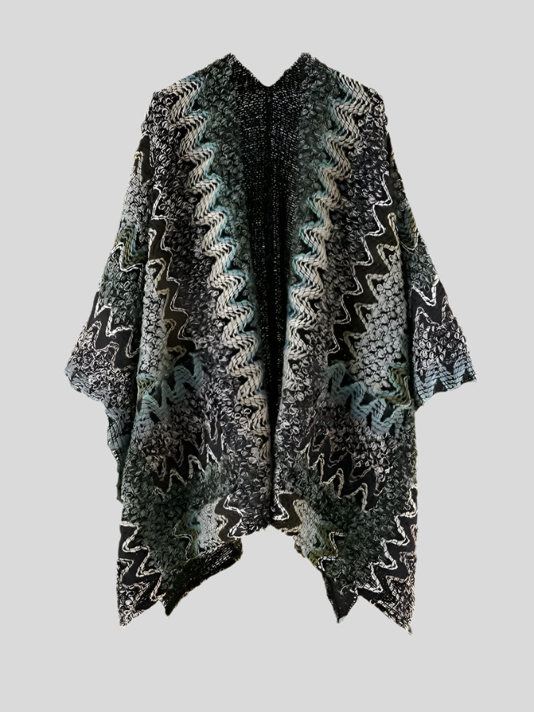 YOM Colorful Crochet Poncho