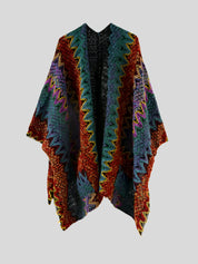 YOM Colorful Crochet Poncho