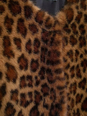 MOM Leopard Fur Coat