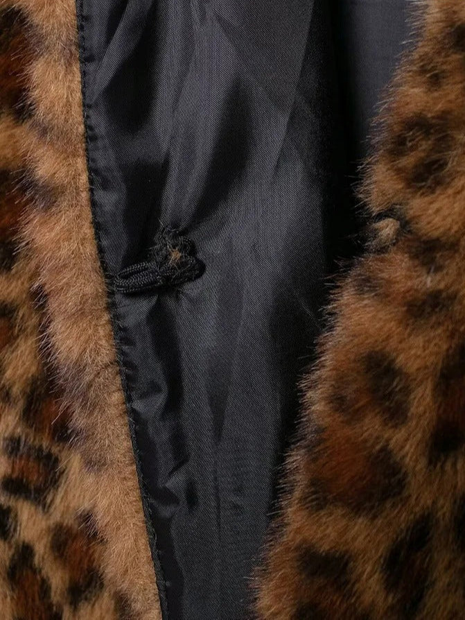 MOM Leopard Fur Coat