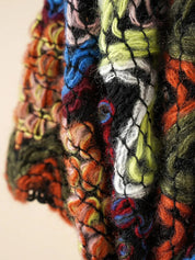 YOM Colorful Crochet Poncho