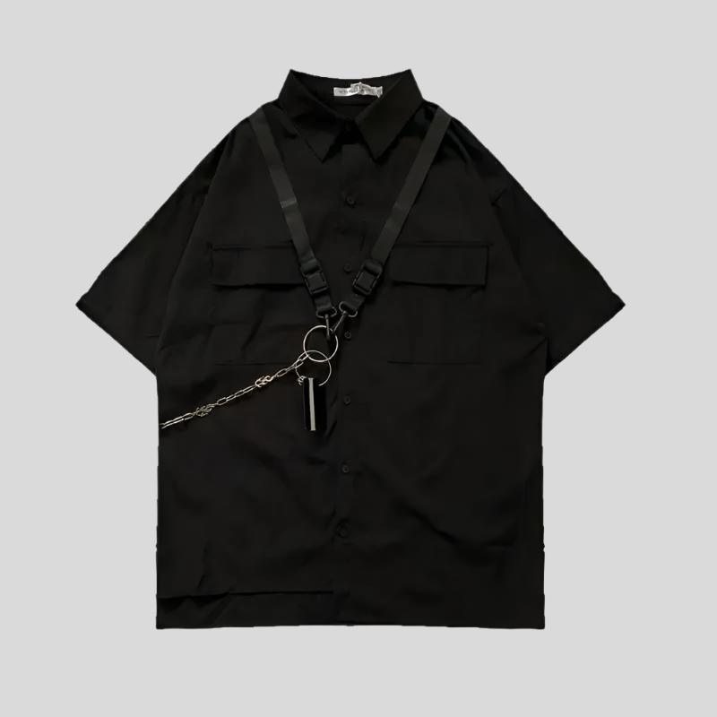 JO Cropped Shirt with Strap
