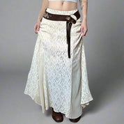 Lil White Lace Maxi Skirt