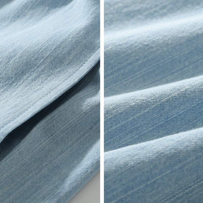 Denim Bermuda Shorts