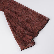 YAM Long-Sleeve Lace Blouse