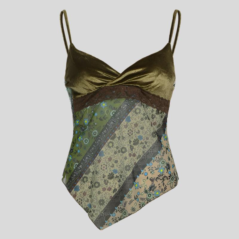 P Half-Velvet Tank