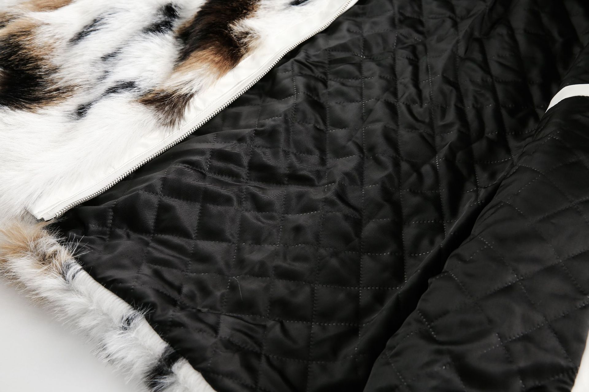 Dalmatian style fur coat model DD