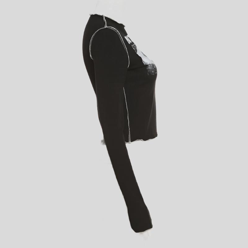 Hok Fitted Black Top