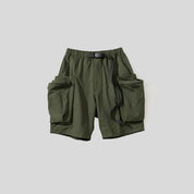 Wide-Pocket Cargo Shorts