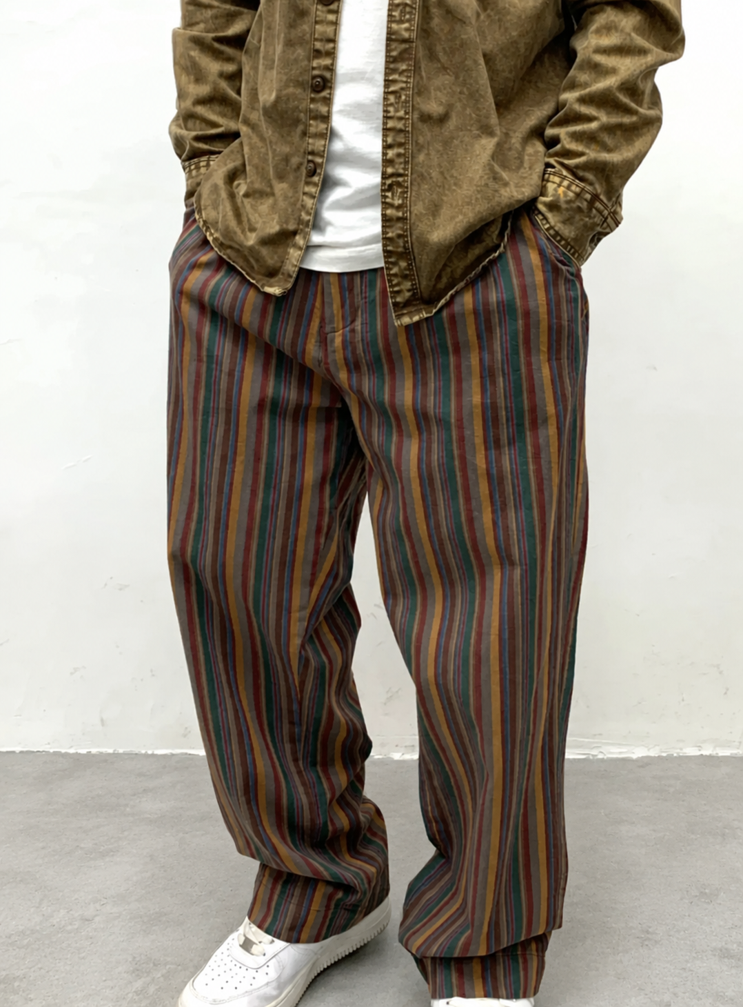 Striped Wide Leg Pants