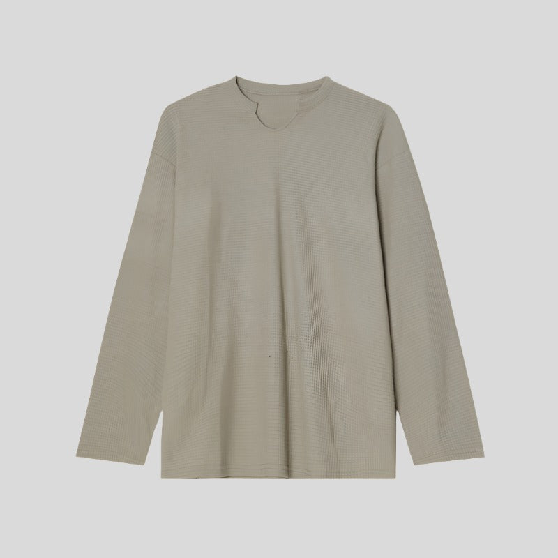 Solid Long-Sleeve Top