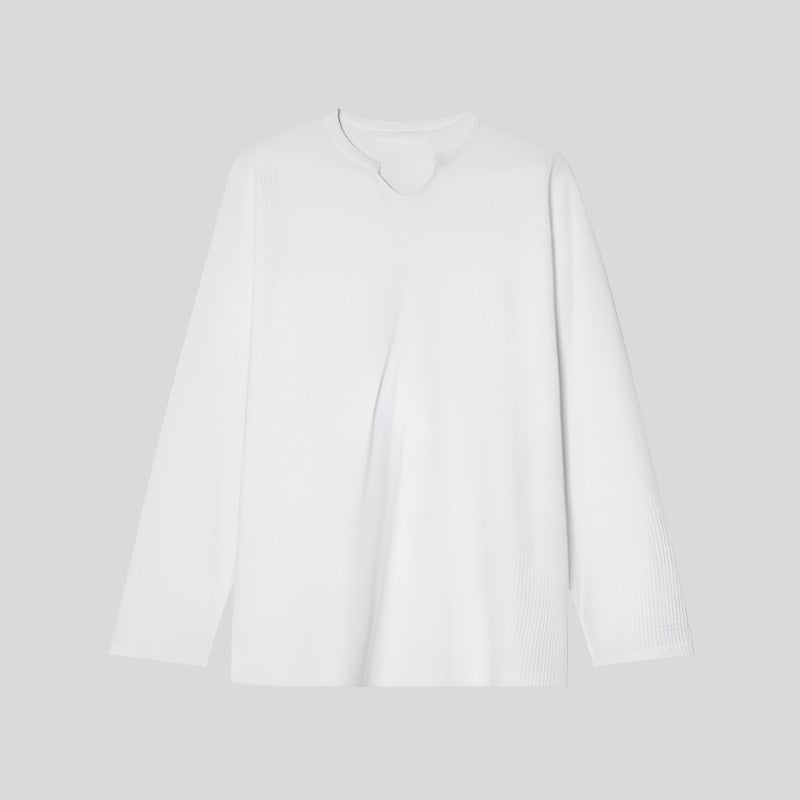 Solid Long-Sleeve Top