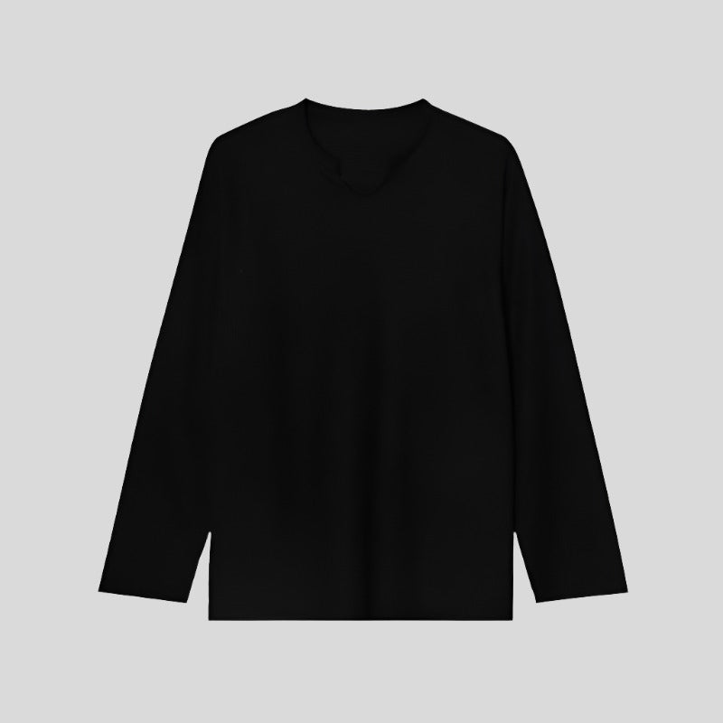 Solid Long-Sleeve Top