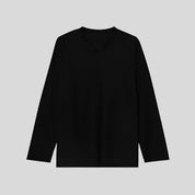 Solid Long-Sleeve Top