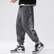Embroidered Corduroy Pants