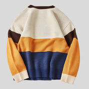 Cat-and-Fish Print Sweater