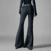 Mag Stud-Lace Flare Pants