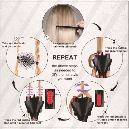 NOMADIC Twist™ Automatic Hair Braider