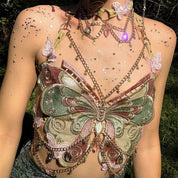 Butterfly Top with Chains