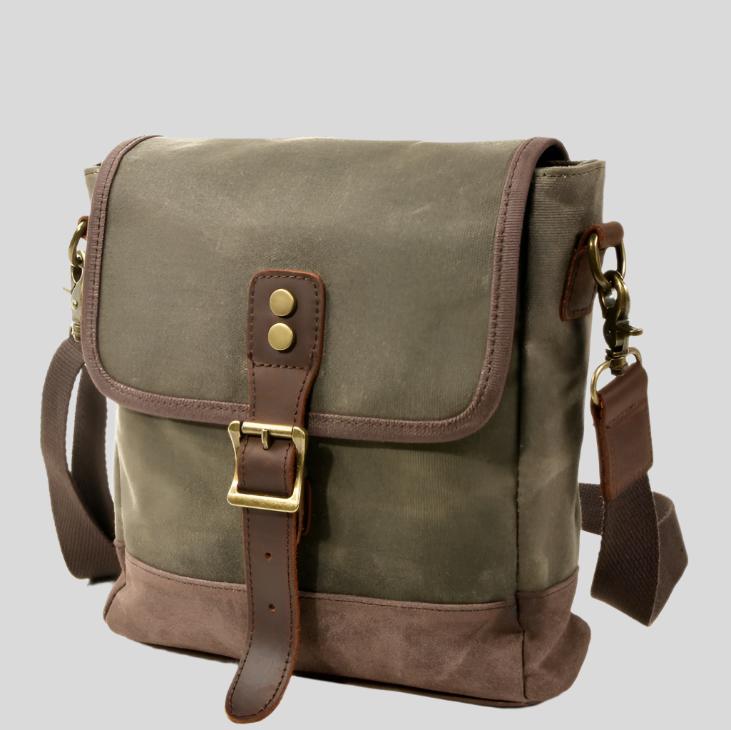 NOMADIC Suede-Patch Shoulder Bag