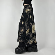 YP Vintage White-Flower Skirt
