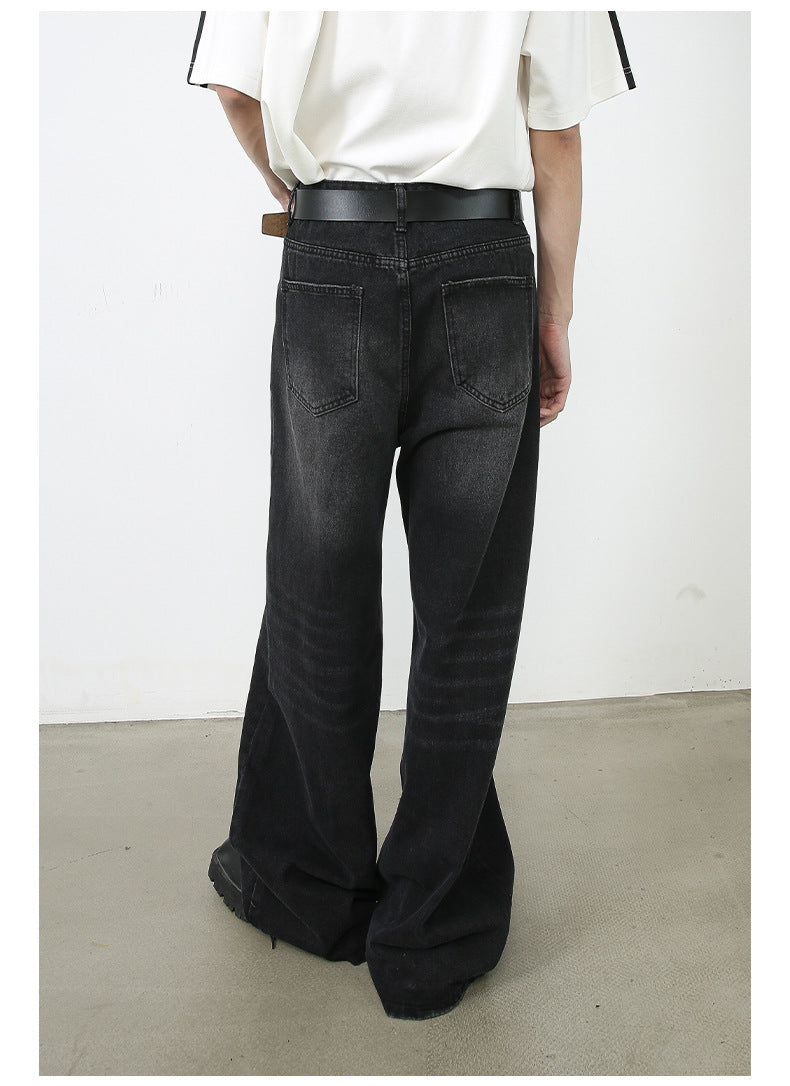 European-Style Flared Jeans