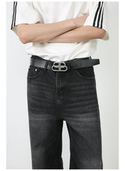 European-Style Flared Jeans