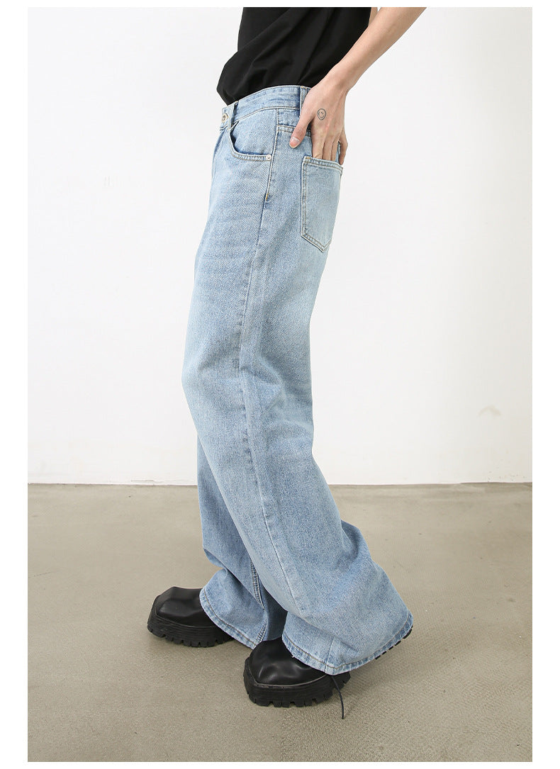 European-Style Flared Jeans