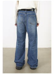 European-Style Flared Jeans