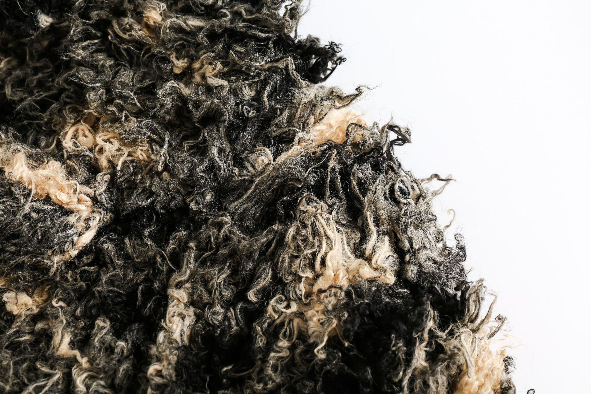 AMM Short Patchwork Fur Coat
