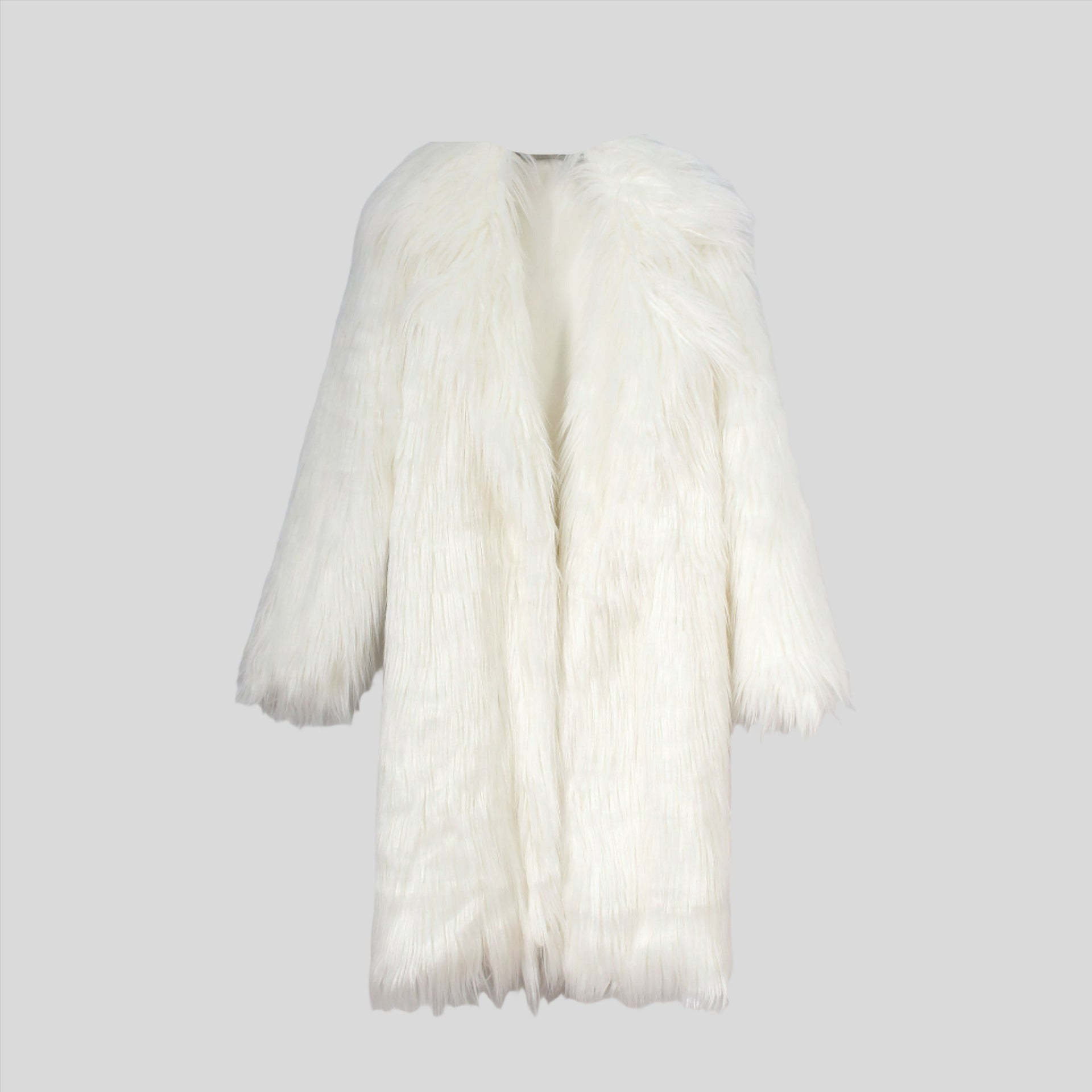 FIFI Multicolor Long Fur Coat