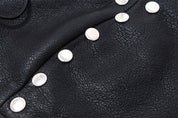 YUN Leather Crop Top