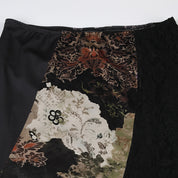 Vintage Long Floral Lace Skirt