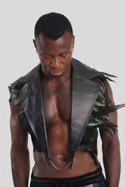 BURN Feather Vest
