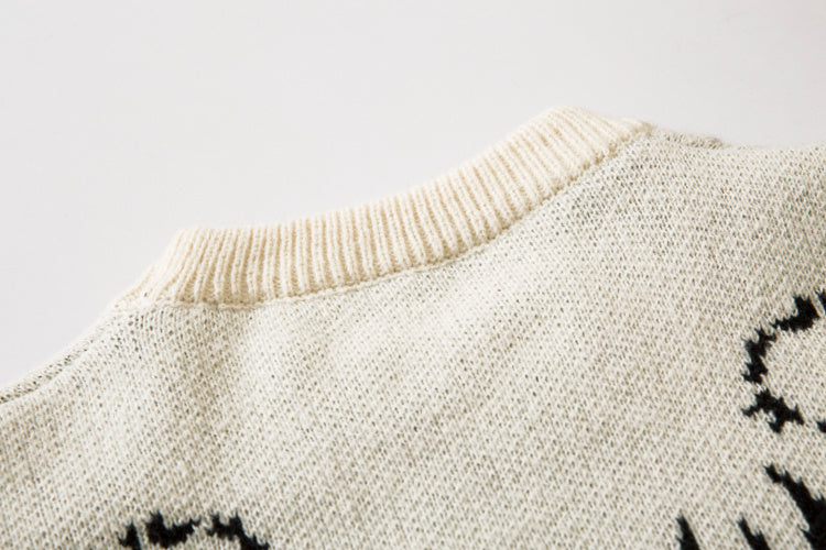 D Vintage Heart Knit