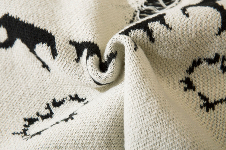 D Vintage Heart Knit