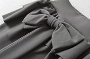 Tie-Flounce Flare Pants