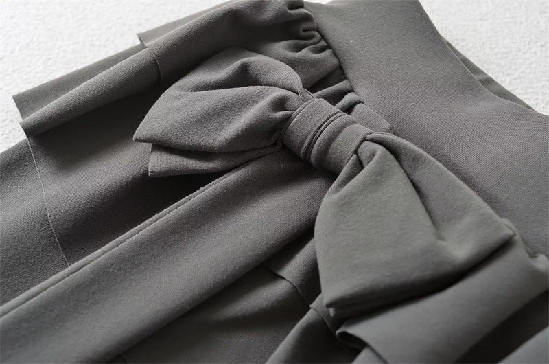 Tie-Flounce Flare Pants