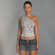One-Sleeve Stars Tank